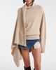 The Attico The Attico Draped wool sweater - 2