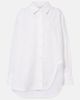 The Attico The Attico Embroidered cotton-blend poplin shirt - 1