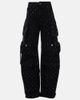 The Attico The Attico Fern studded mid-rise cargo jeans - 1