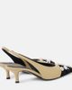 The Attico The Attico Fiona 50 embellished leather slingback pumps - 2