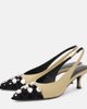 The Attico The Attico Fiona 50 embellished leather slingback pumps - 4