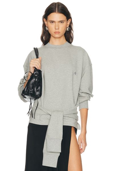 THE ATTICO THE ATTICO Fleece Tie Sweatshirt