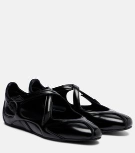 The Attico The Attico Floor 01 patent leather ballet flats