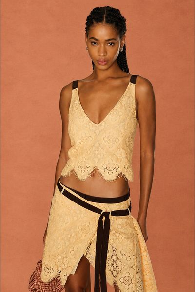 THE ATTICO THE ATTICO for FWRD Lace Top