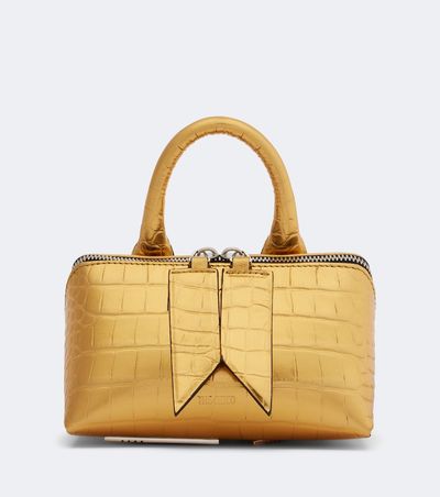 The Attico The Attico Friday Mini croc-effect leather top-handle bag