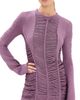 The Attico The Attico Fringe Mini Dress Dark Purple - 1