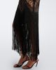The Attico The Attico Fringed open-knit midi dress - 4