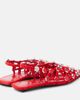 The Attico The Attico Grid studded leather ballet flats - 3