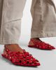 The Attico The Attico Grid studded leather ballet flats - 4
