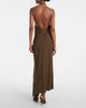 The Attico The Attico Halterneck open-back midi dress - 3