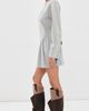 The Attico The Attico Jersey Mini dress Melange Grey - 5