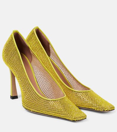 The Attico The Attico Juno 95 embellished pumps