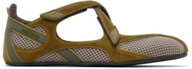 The Attico The Attico Khaki Floor 01 Ballerina Flats