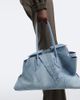 The Attico The Attico La Passeggiata Medium denim tote bag - 2