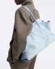 The Attico The Attico La Passeggiata Medium denim tote bag - 6