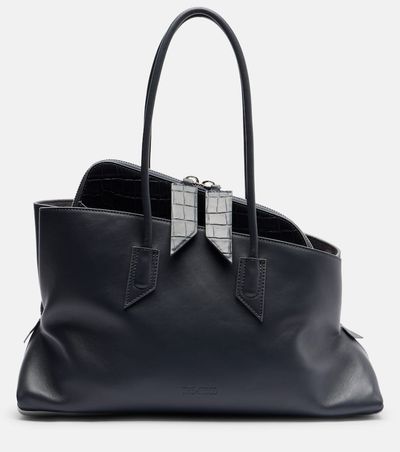 The Attico The Attico La Passeggiata Medium leather tote bag