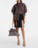 The Attico The Attico La Passeggiata Large suede tote bag - 5