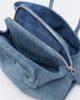 The Attico The Attico La Passeggiata Mini denim top-handle bag - 3