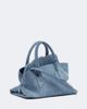 The Attico The Attico La Passeggiata Mini denim top-handle bag - 4
