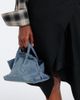 The Attico The Attico La Passeggiata Mini denim top-handle bag - 6