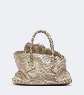 The Attico The Attico La Passeggiata Mini leather top-handle bag