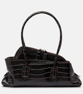 The Attico The Attico La Passeggiata Small leather shoulder bag