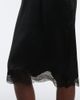 The Attico The Attico Lace-trimmed satin midi dress - 4