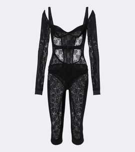 The Attico The Attico Lace jumpsuit