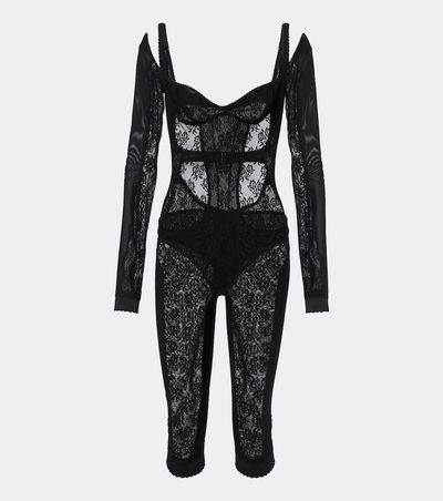 The Attico The Attico Lace jumpsuit