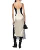 The Attico The Attico Lace Satin Cutout Slip Dress - 2