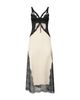 The Attico The Attico Lace Satin Cutout Slip Dress - 3