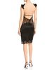 The Attico The Attico Lace Sweetheart Neck Ruffled Midi Dress - 4