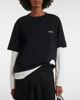 The Attico The Attico Layered cotton jersey T-shirt - 2
