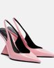 The Attico The Attico Leather slingback wedges - 1
