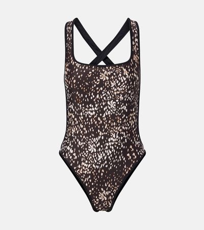 The Attico The Attico Leopard-print swimsuit