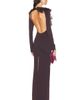 THE ATTICO THE ATTICO Long Feather Gown - 3
