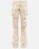 The Attico The Attico Low-rise denim cargo pants - 1
