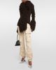 The Attico The Attico Low-rise denim cargo pants - 2