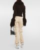 The Attico The Attico Low-rise denim cargo pants - 3