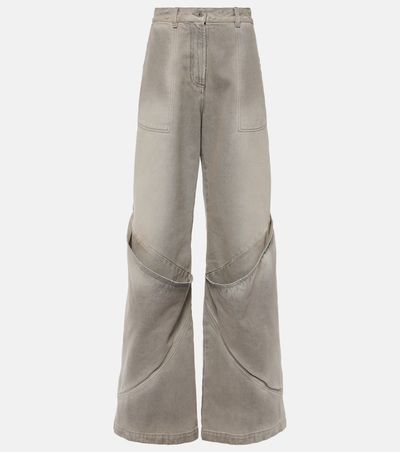 The Attico The Attico Low-rise wide-leg cargo jeans