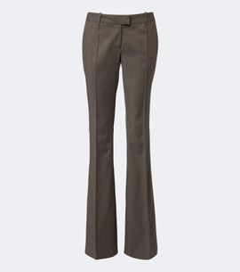 The Attico The Attico Low-rise wool-blend straight pants