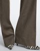 The Attico The Attico Low-rise wool-blend straight pants - 4