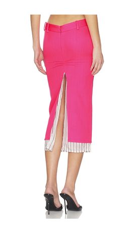 THE ATTICO THE ATTICO Low Rise Midi Skirt