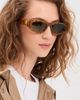 The Attico The Attico Maya Sunglasses Tortoise Shell One - 3