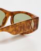 The Attico The Attico Maya Sunglasses Tortoise Shell One - 5