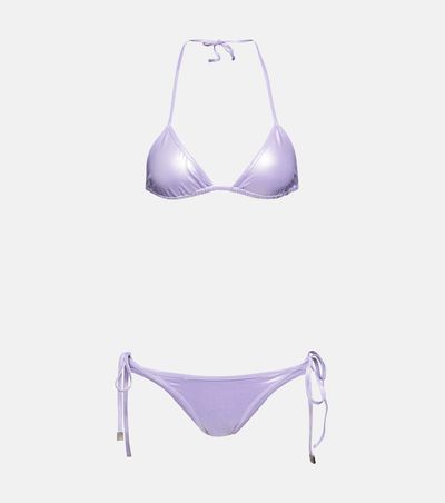 The Attico The Attico Metallic bikini