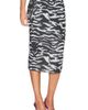 THE ATTICO THE ATTICO Midi Zebra Skirt - 2