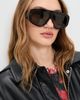 The Attico The Attico Milano Sunglasses Tortoiseshell/Yellow Gold/Brown One - 3