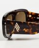 The Attico The Attico Milano Sunglasses Tortoiseshell/Yellow Gold/Brown One - 4