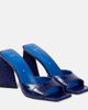 The Attico The Attico Mini Devon 85 croc-effect leather mules - 1
